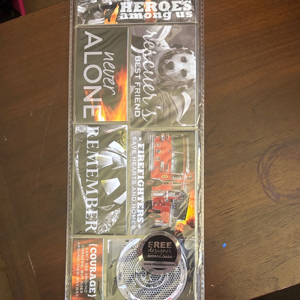 Firefighter Themed Sticker Set - Picture 4 of 9